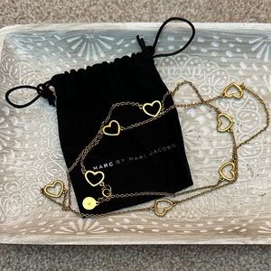 Marc by Marc Jacobs Gold Heart Necklace